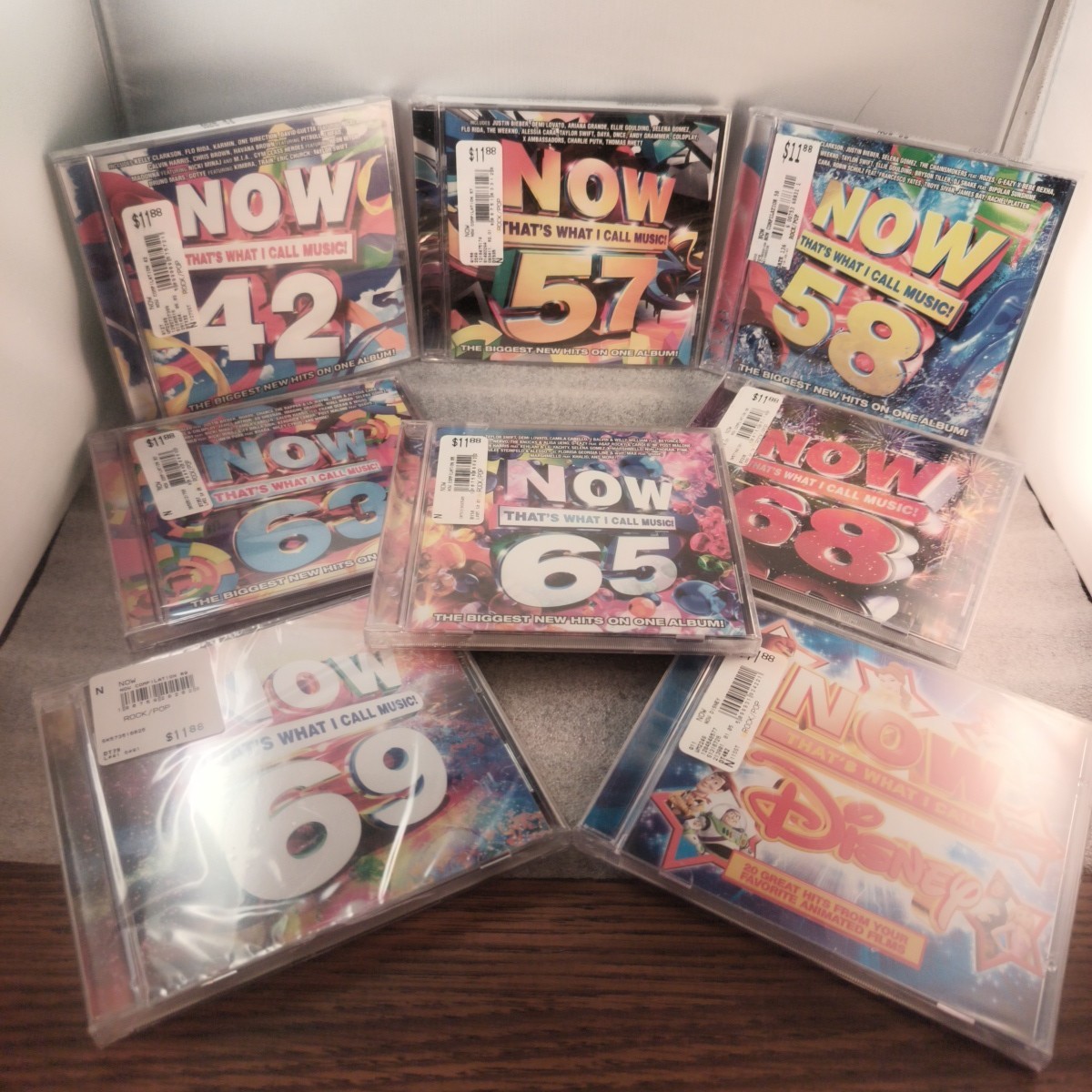 NOW That's What I Call Music LOT: 42 57 58 63 65 68 69 + Disney CD! 