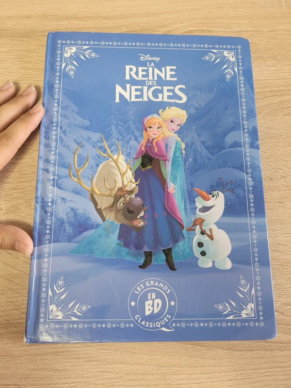 Grand livre BD La reine des neiges Disney