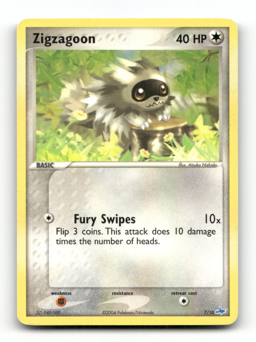 Zigzagoon 7/10 EX Trainer Kit Latios Pokemon LP