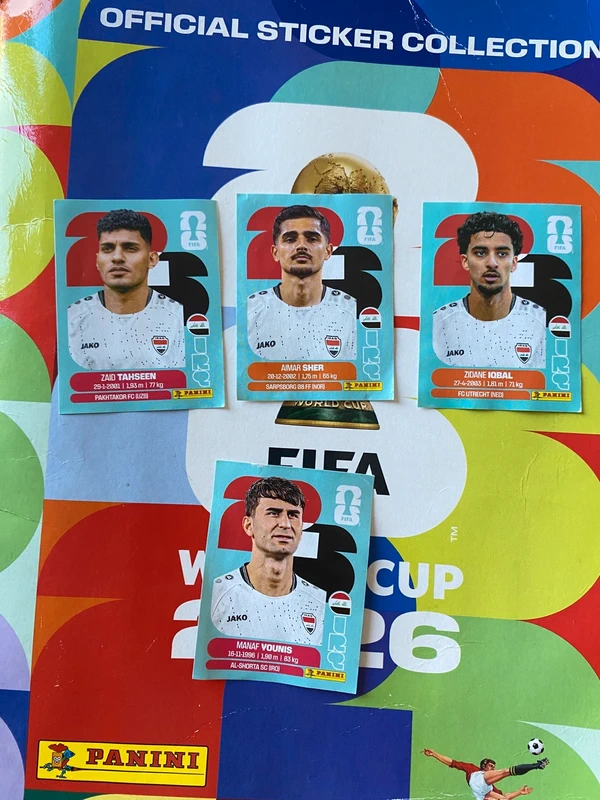 Cartes panini Iraq