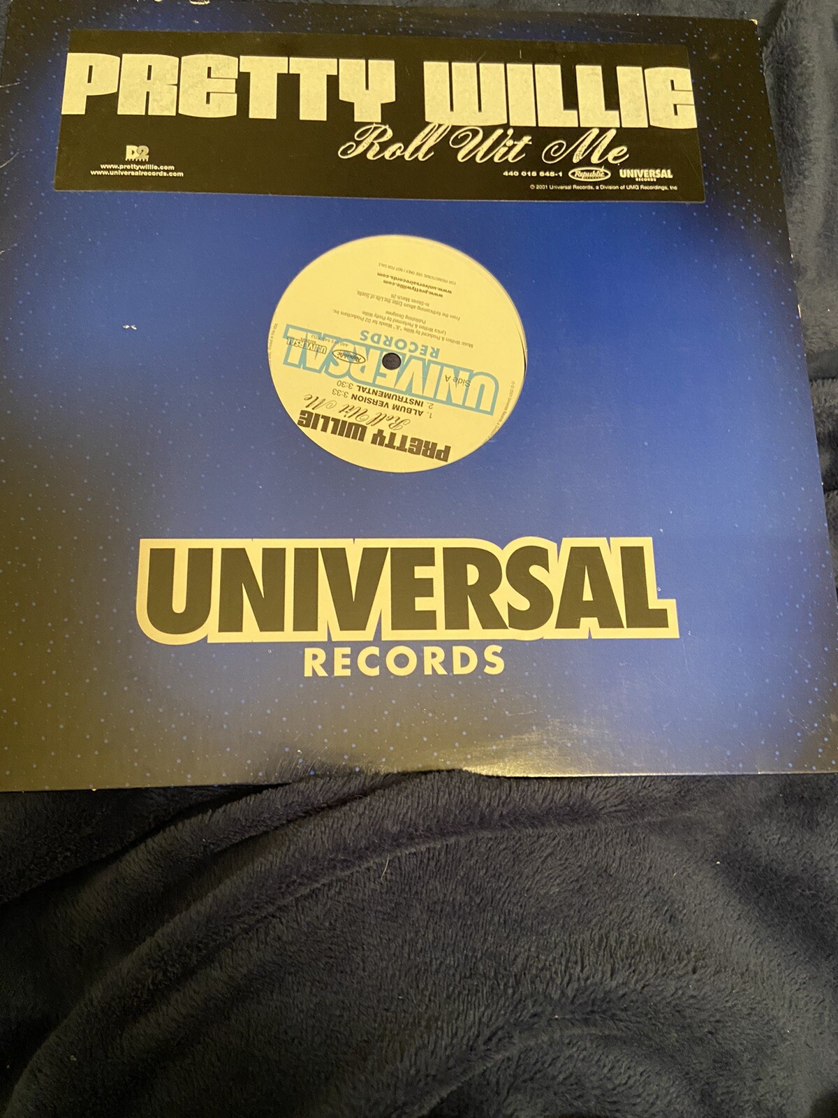 Pretty Willie -   Roll Wit Me -  12 Inch Single  LP Vinyl Record EUC