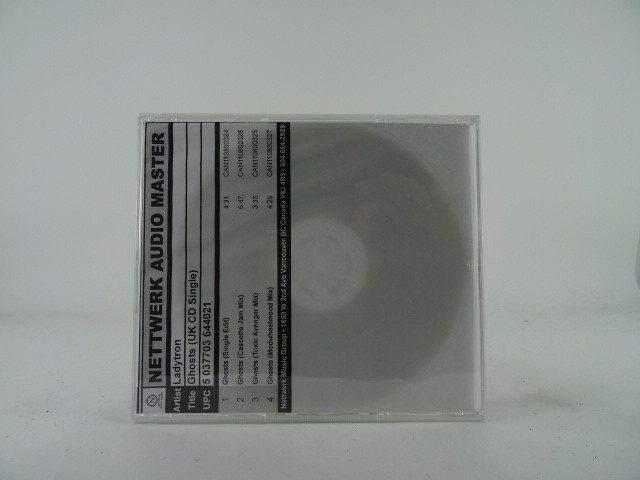 LADYTOWN GHOSTS (A81) 4 Track Promo CD Single including White Sleeve NETTWERK