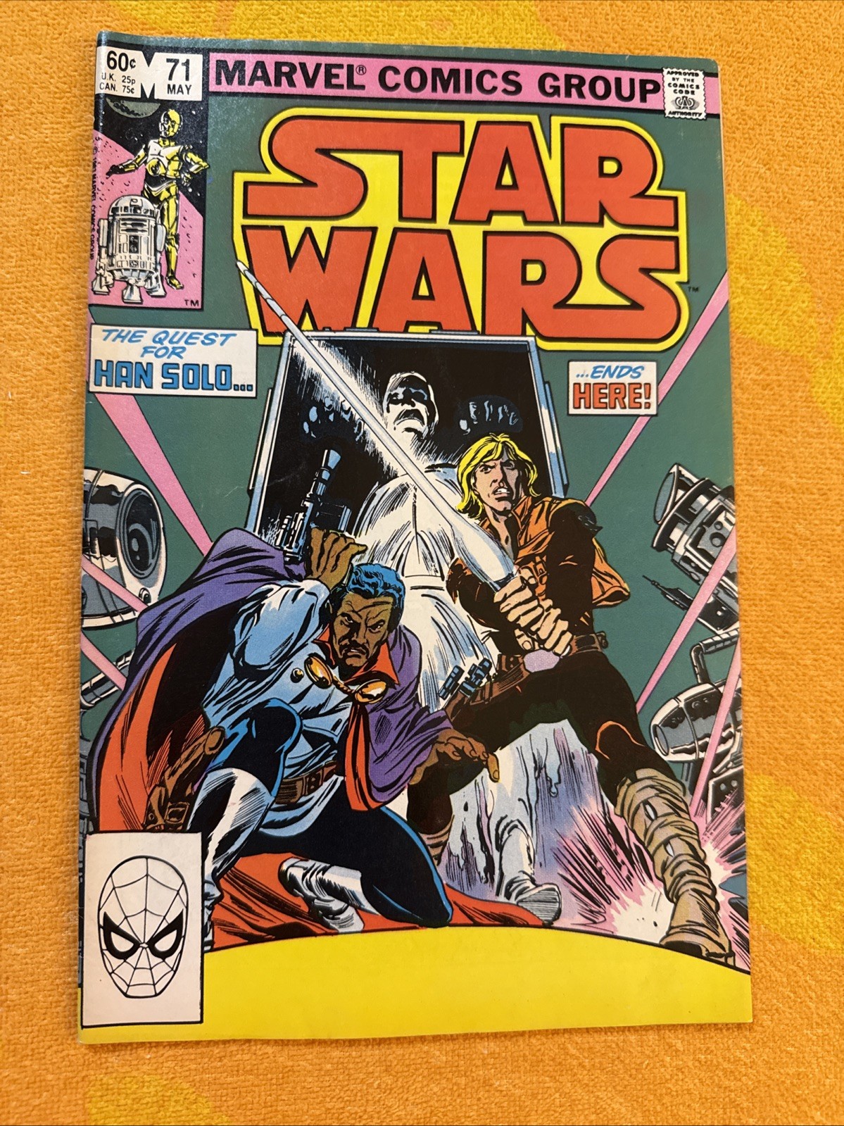 Rc409 Star Wars #71 Marvel Comics 1983 Han Solo Luke Skywalker offerta diretta B&B