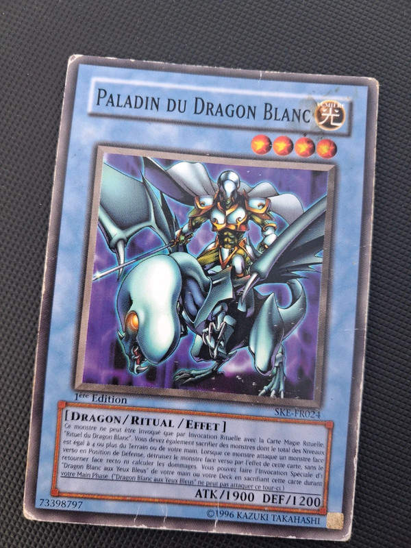 Yu gi oh paladin du dragon blanc