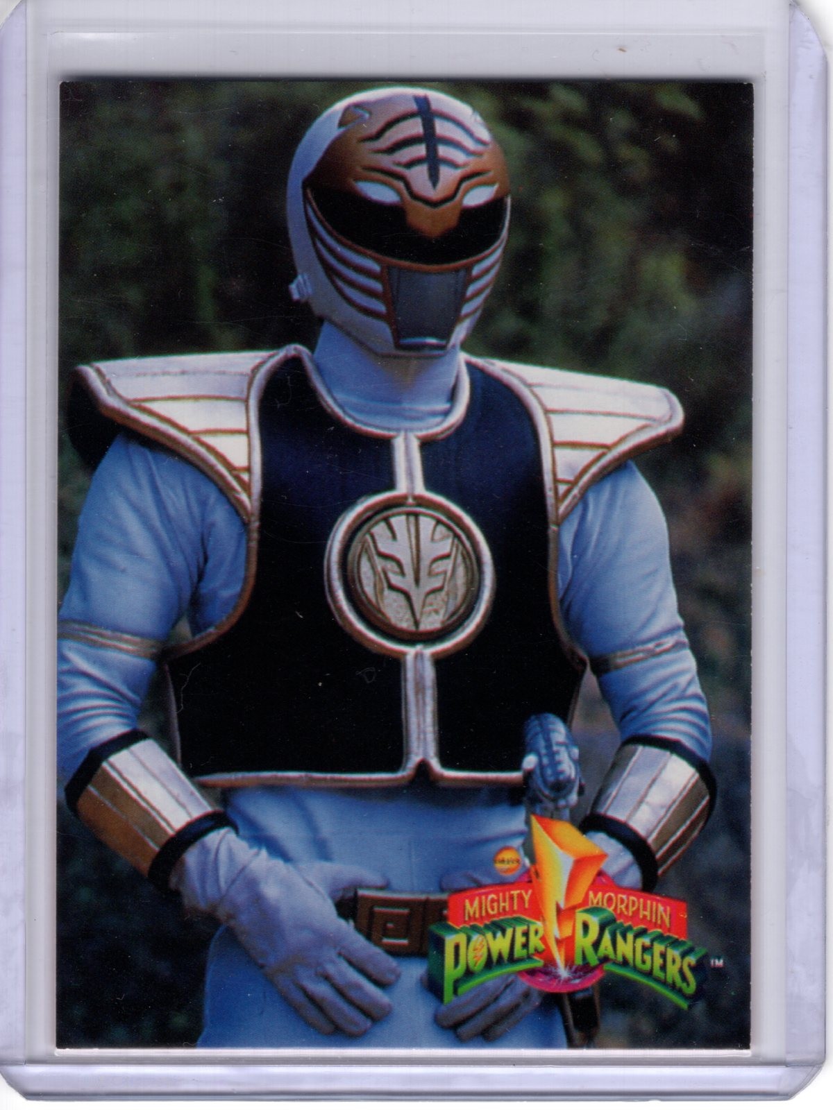 1995 Collect-A-Card Power Rangers The New Season Hobby #71 The White Ranger