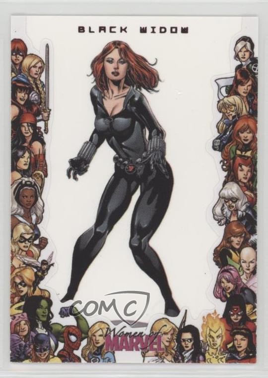 2013 Rittenhouse Women of Marvel serie 2 incorniciato vedova nera #F3 0w0l