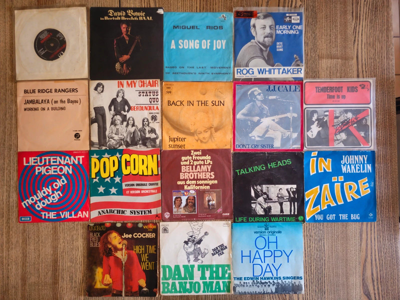Lot 17 vinyles vintage