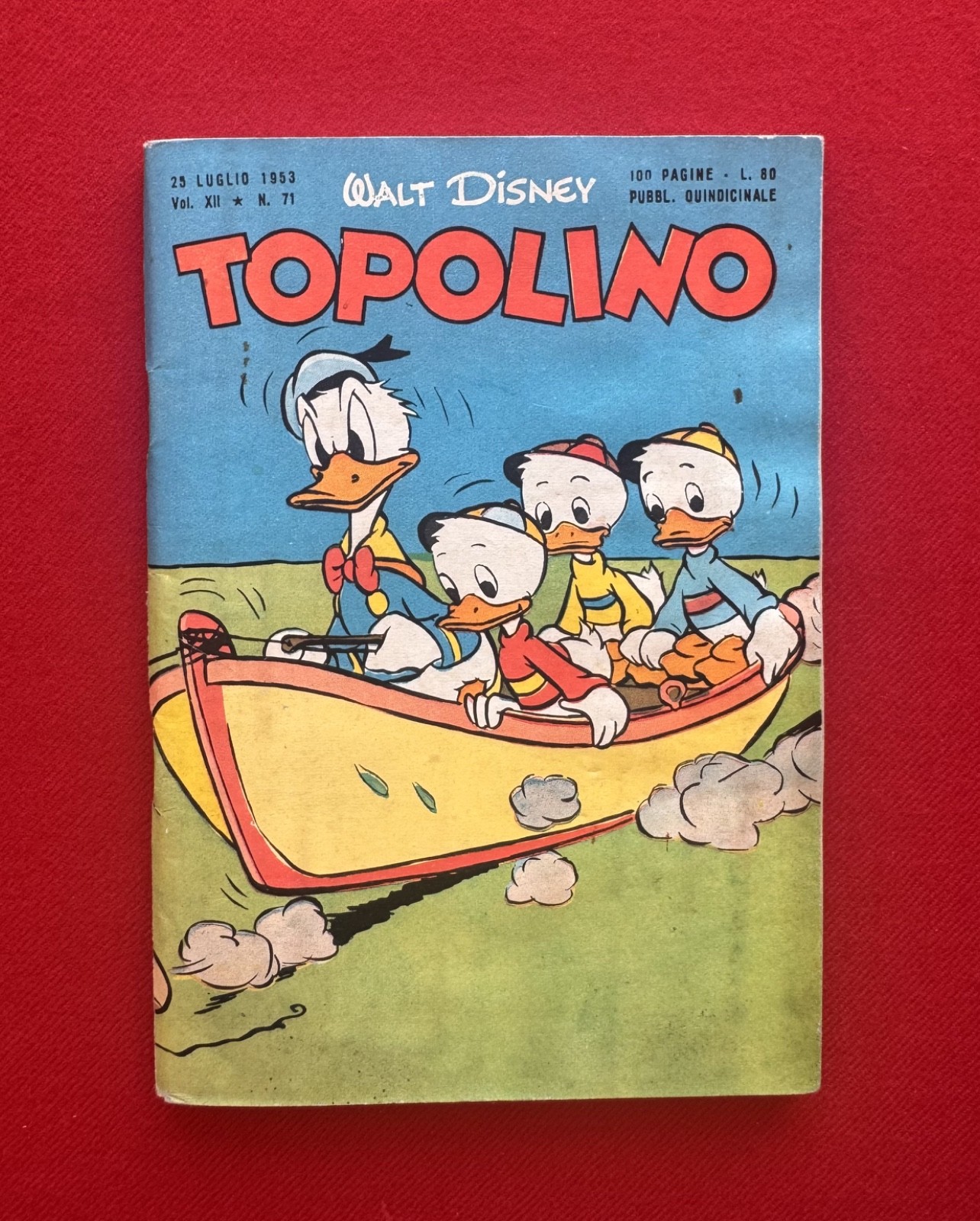TOPOLINO # 71 PRIMA EDIZIONE  "PIU' CHE OTTIMO"