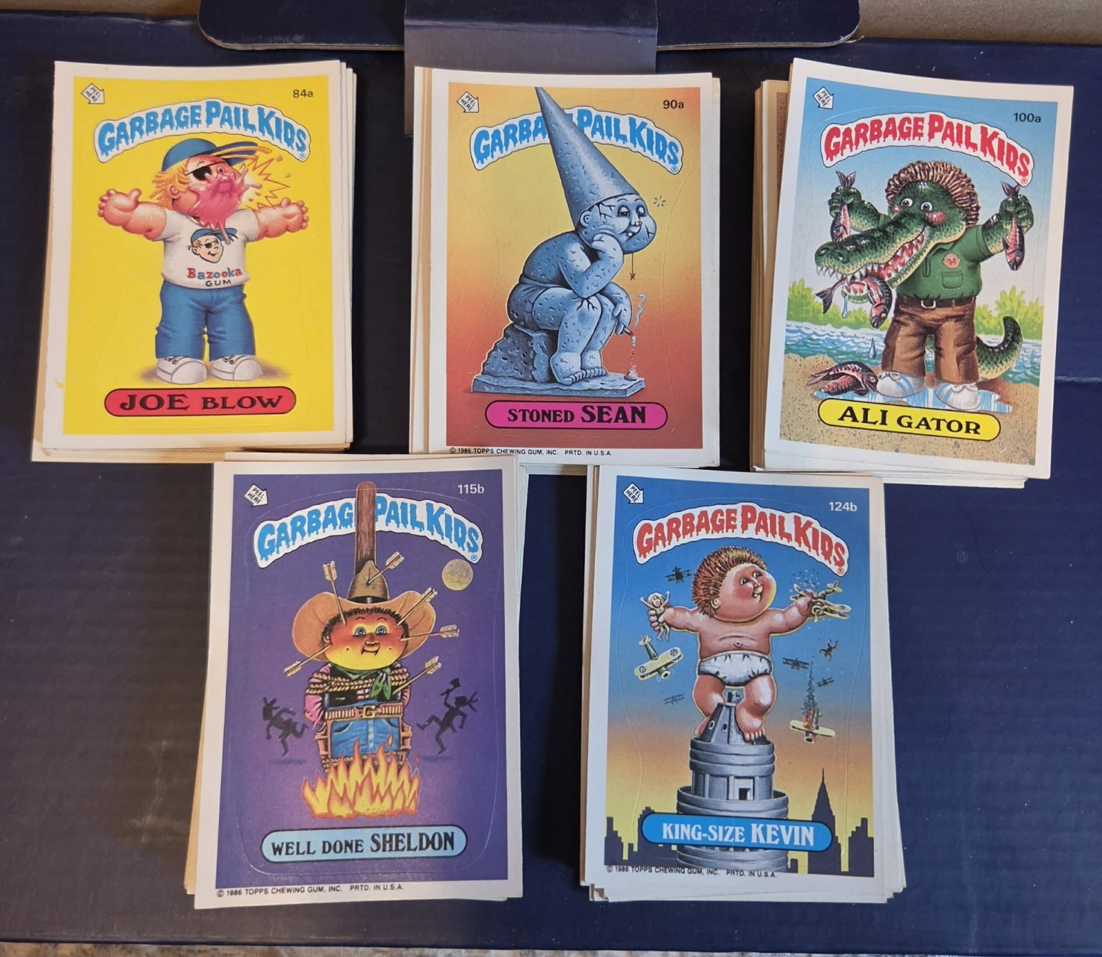 Vinatge 1986 GARBAGE PAIL KIDS  stickers lot of 120 stickers