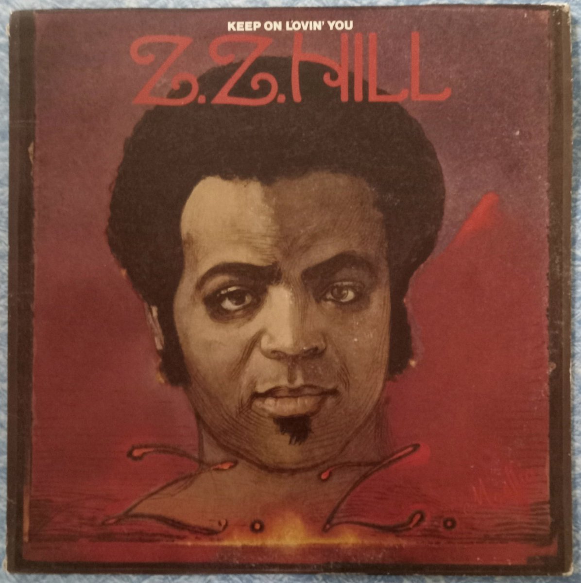 1975 TEXAS FUNK  LP  Z.Z. Hill "Keep On Lovin' You" ZZ UA-LA417-G soul blues