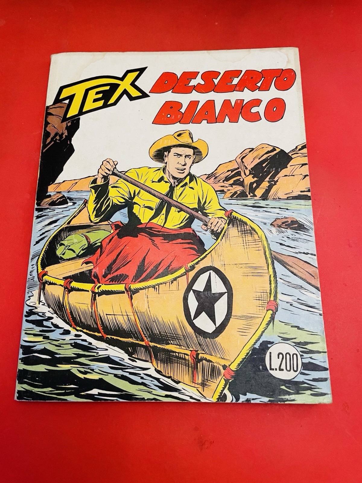 Tex gigante n.76 originale prima edizione da lire 200 con MG mai aperto