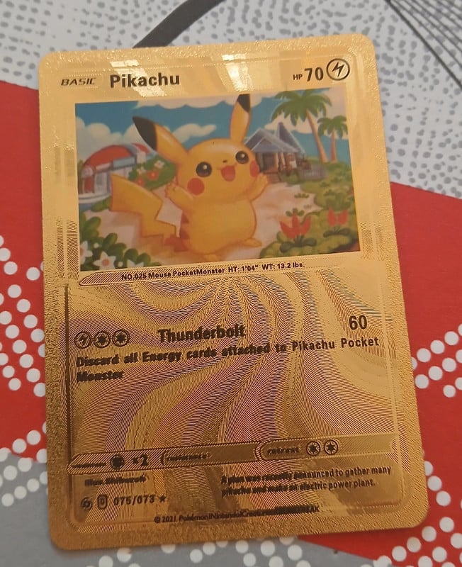 Carte Pokemon pikachu