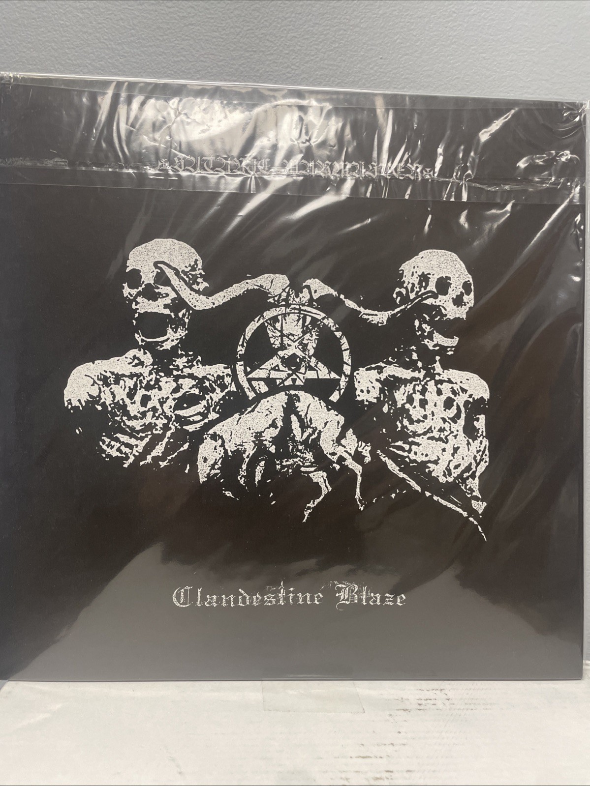 Split Satanic Warmaster/Clandestine Maze LP