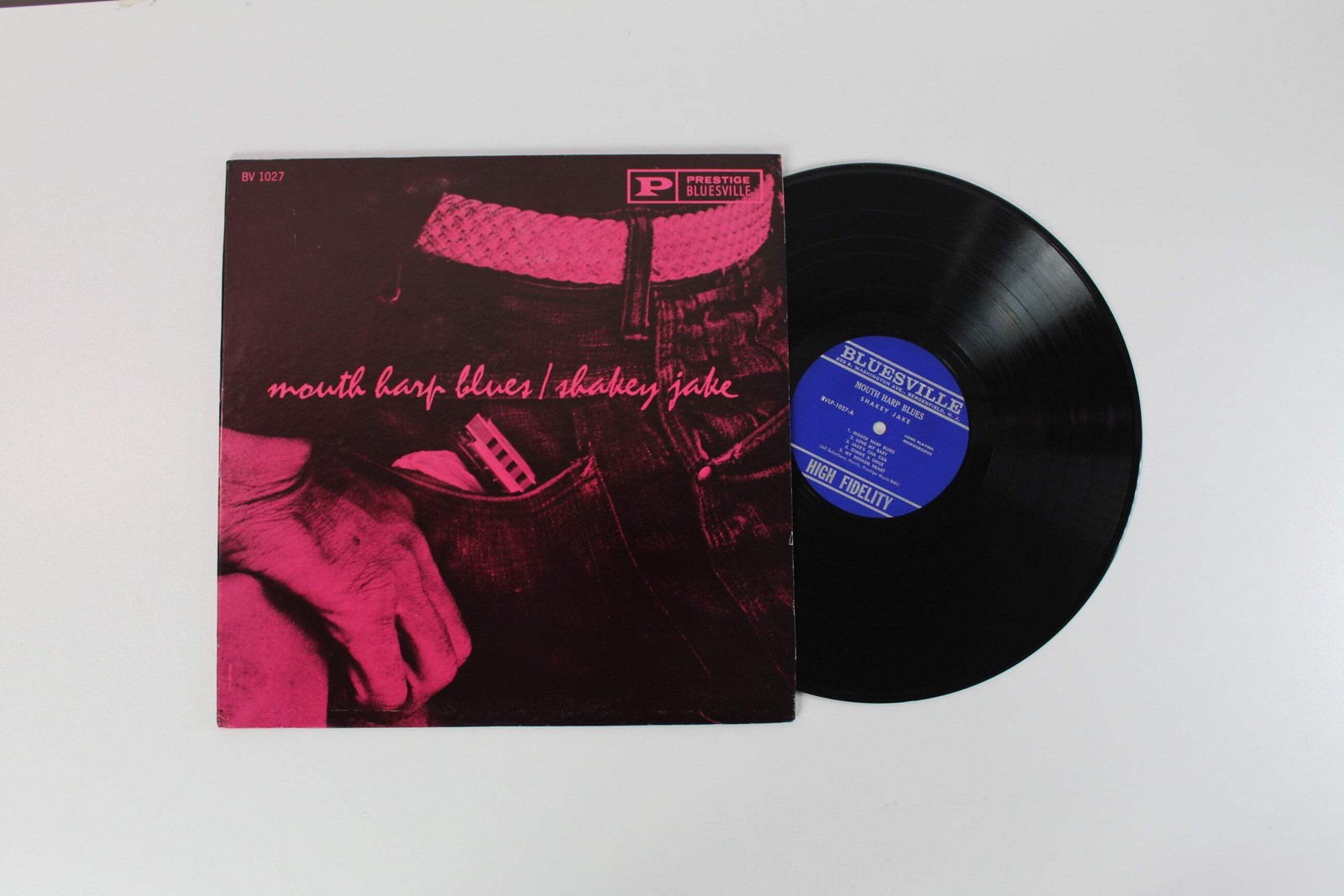 Shakey Jake - Mouth Harp Blues on Prestige Bluesville - Mono - Reissue