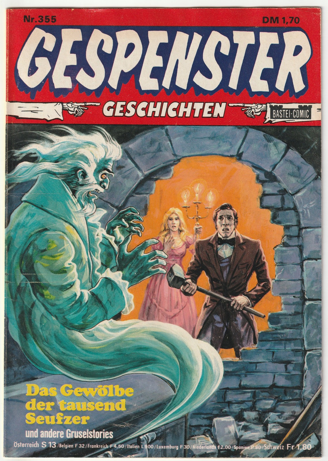 ✪ STORIE DI FANTASMI #355 La Volta della..., Bastione 1981 COMICHEFT Z1/1-