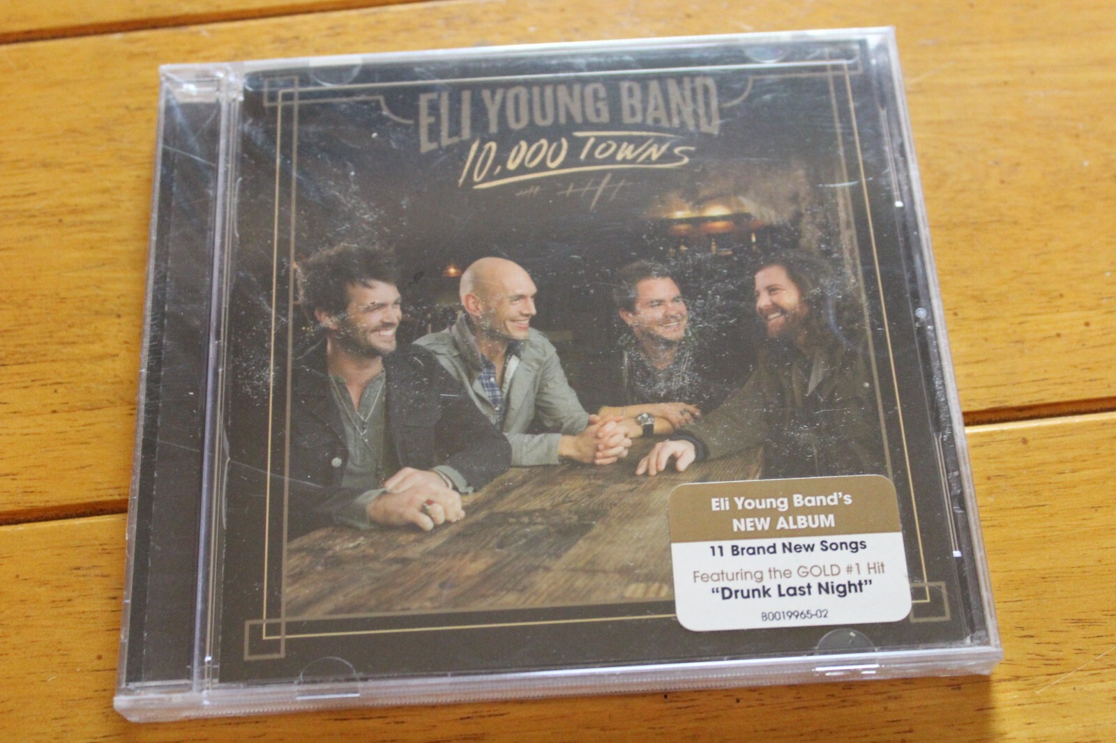 ELI YOUNG BAND - 10,000 TOWNS CD [NEW SEALED] HYPE STICKER