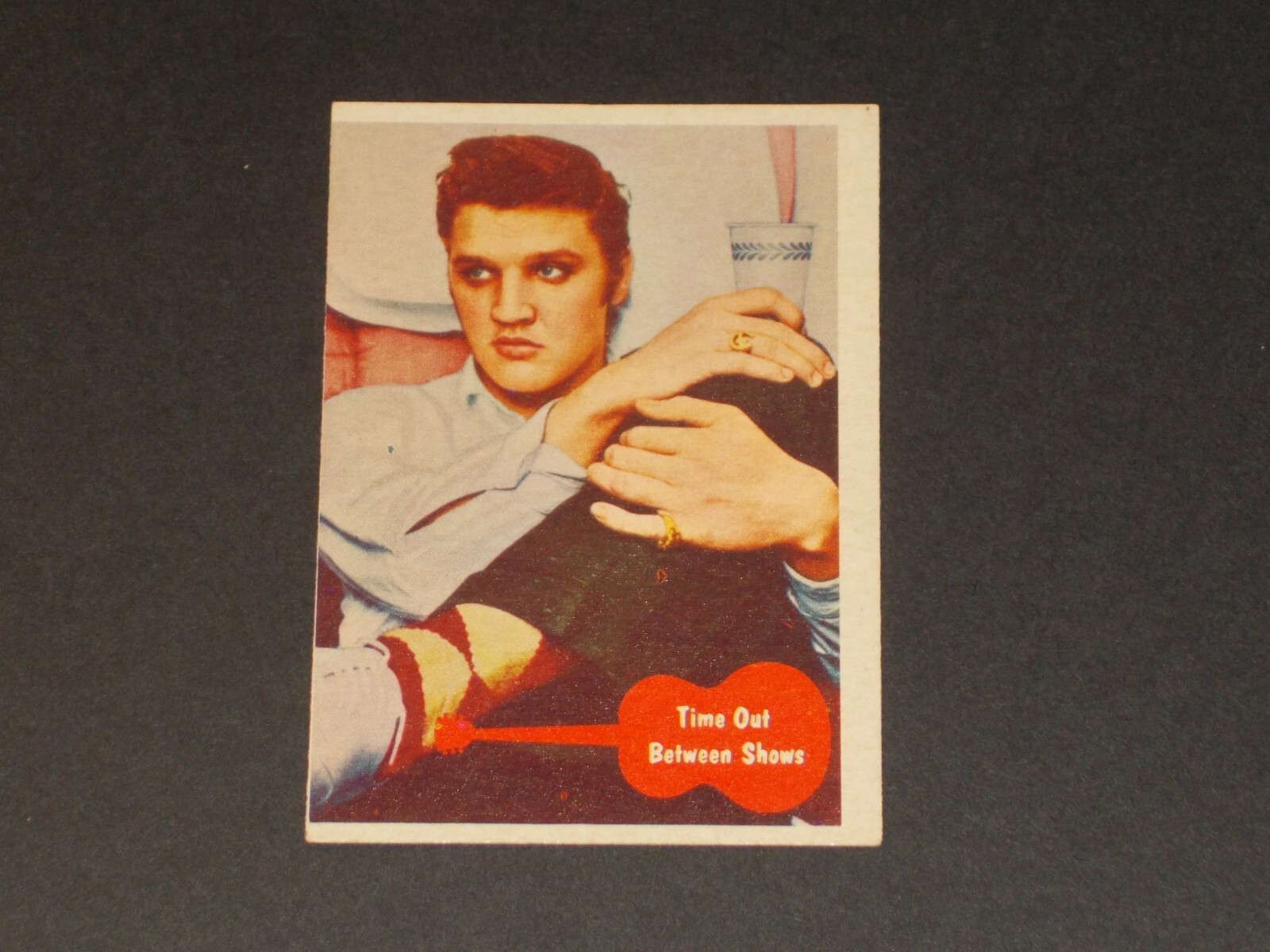 Elvis Presley (R710-1) Topps 1956, #9, SET BREAK, CARTA ESTREMAMENTE BELLA!!