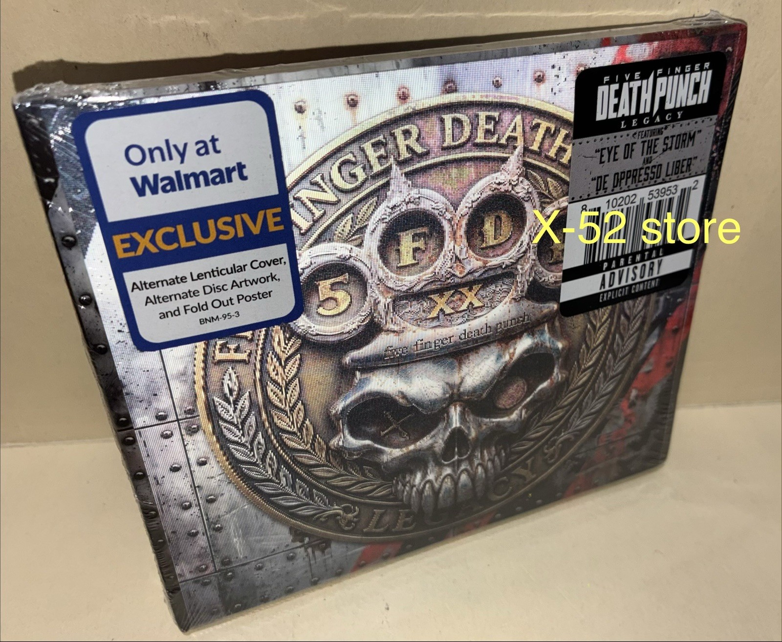 5FDP Five Finger Death Punch CD Legacy SEALED Walmart Exclusive foldout poster
