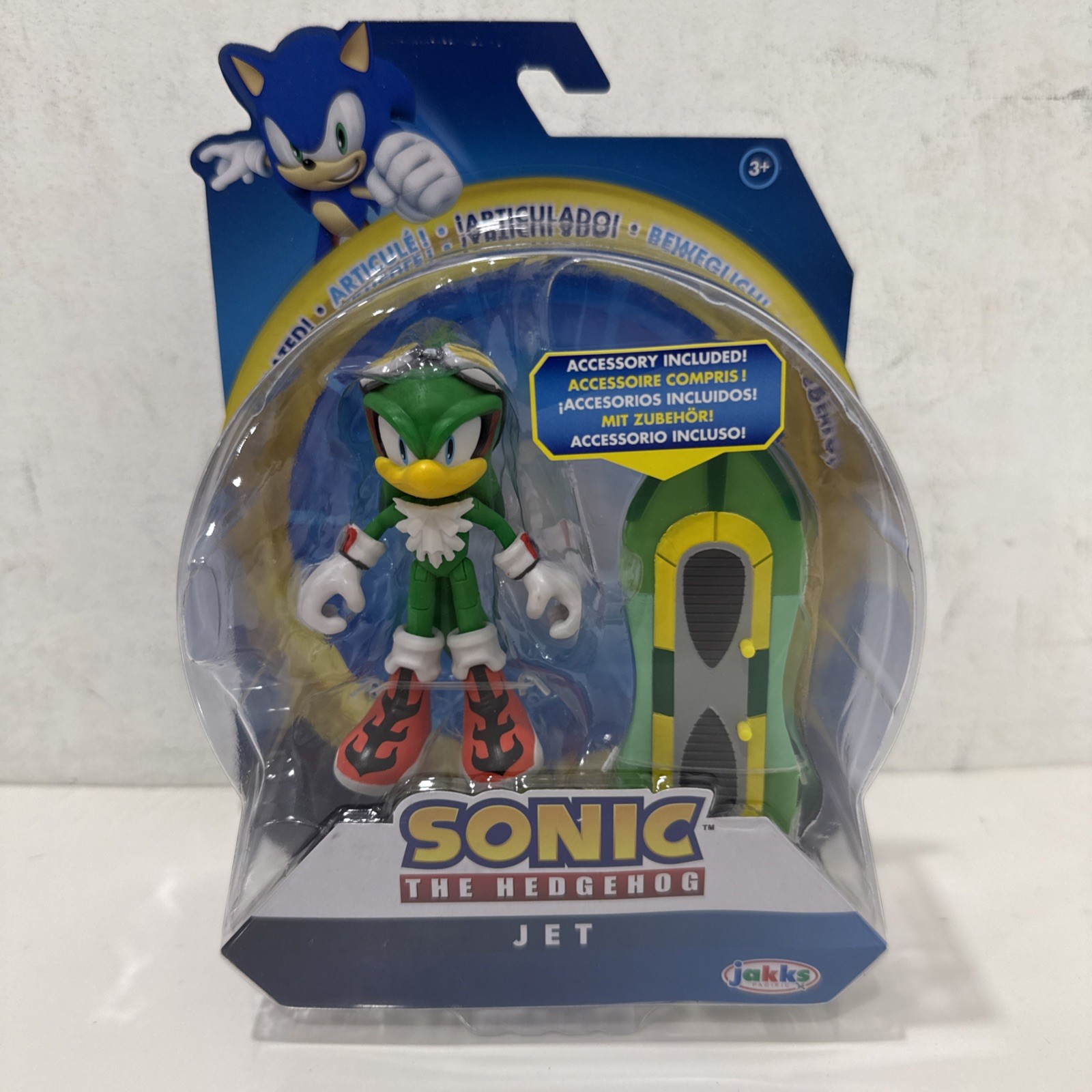 Modellino Sonic Hedgehog Jet The Hawk Jakks Pacific 4" nuovo sigillato