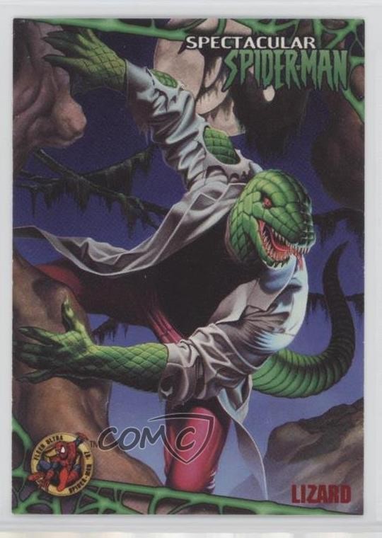 1997 Fleer Ultra Marvel Spider-Man Spectacular Spider-Man Red Lizard #79 te2