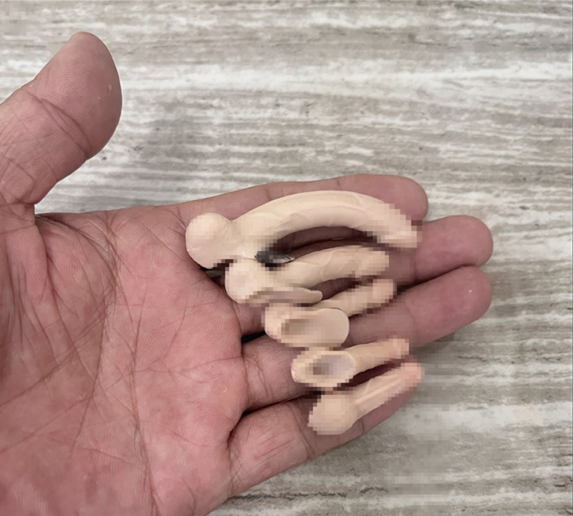 1/6 5pcs Male Model Props Men's Genitals Penis Suntan For 12" PH TBL Figure