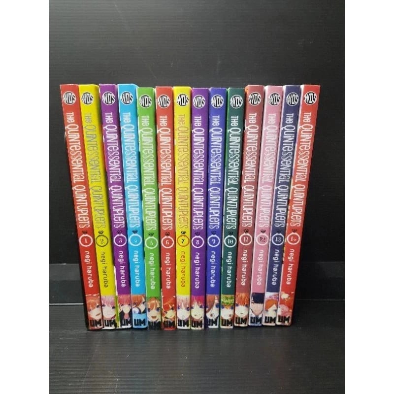 The Quintessential Quintuplets Manga Volume 1-14 Versione Set Completo Fumetto Inglese
