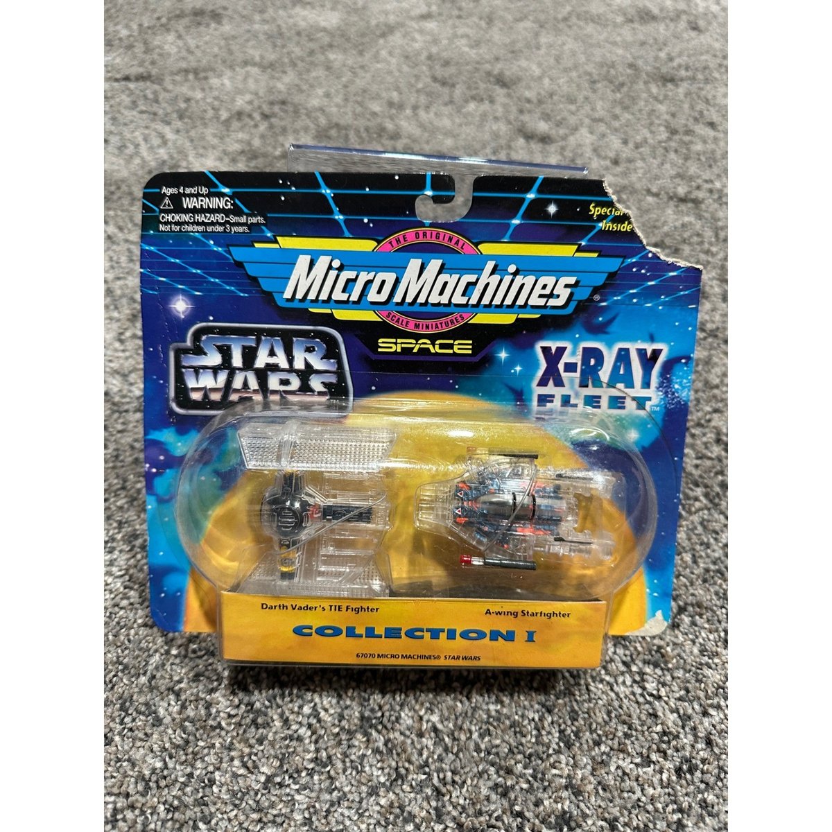 Giocattolo Micro Machines Star Wars Unisex Trasparente Nuovo Con Imperfezioni X-Ray Fleet OS