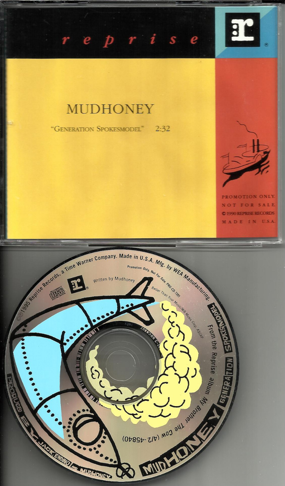 MUDHONEY Generation Spokesmodel RARE 1995 PROMO Radio DJ CD single PROCD7391