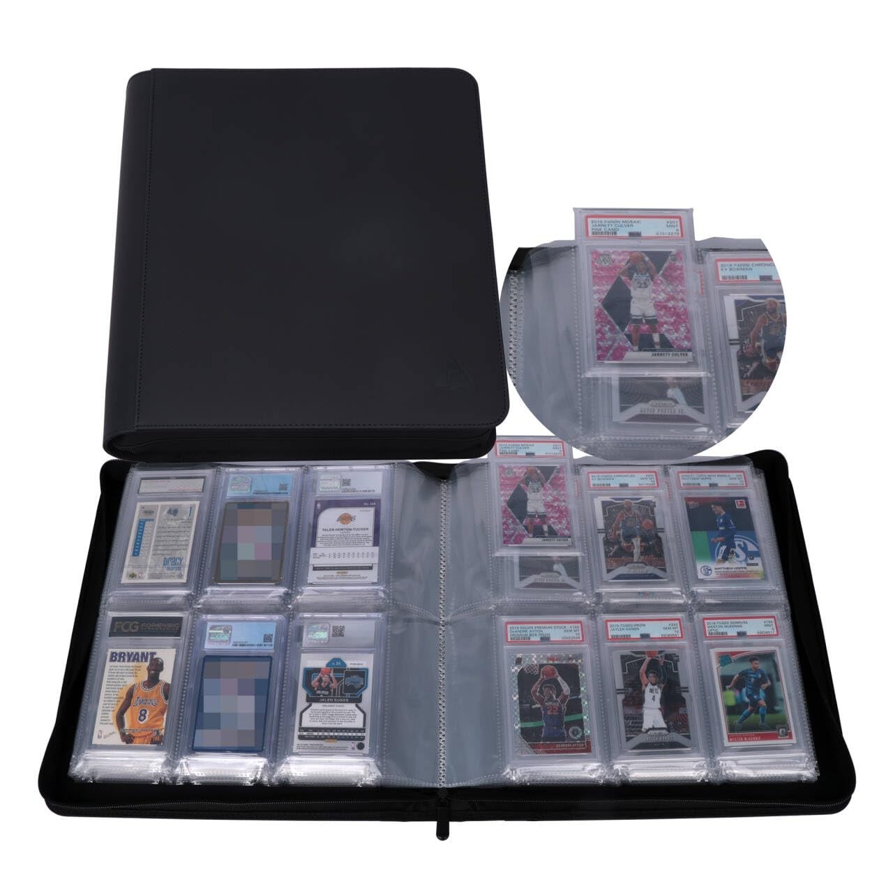 PSA Slab Binder, Holds 72 PSA Slabs, 6-Pocket Graded Card Binder for CGC, CSG, F