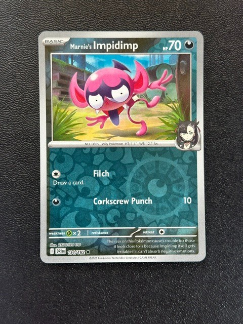Marnie's Impidimp 134/182 Sv10: Destined Rivals Reverse Holo