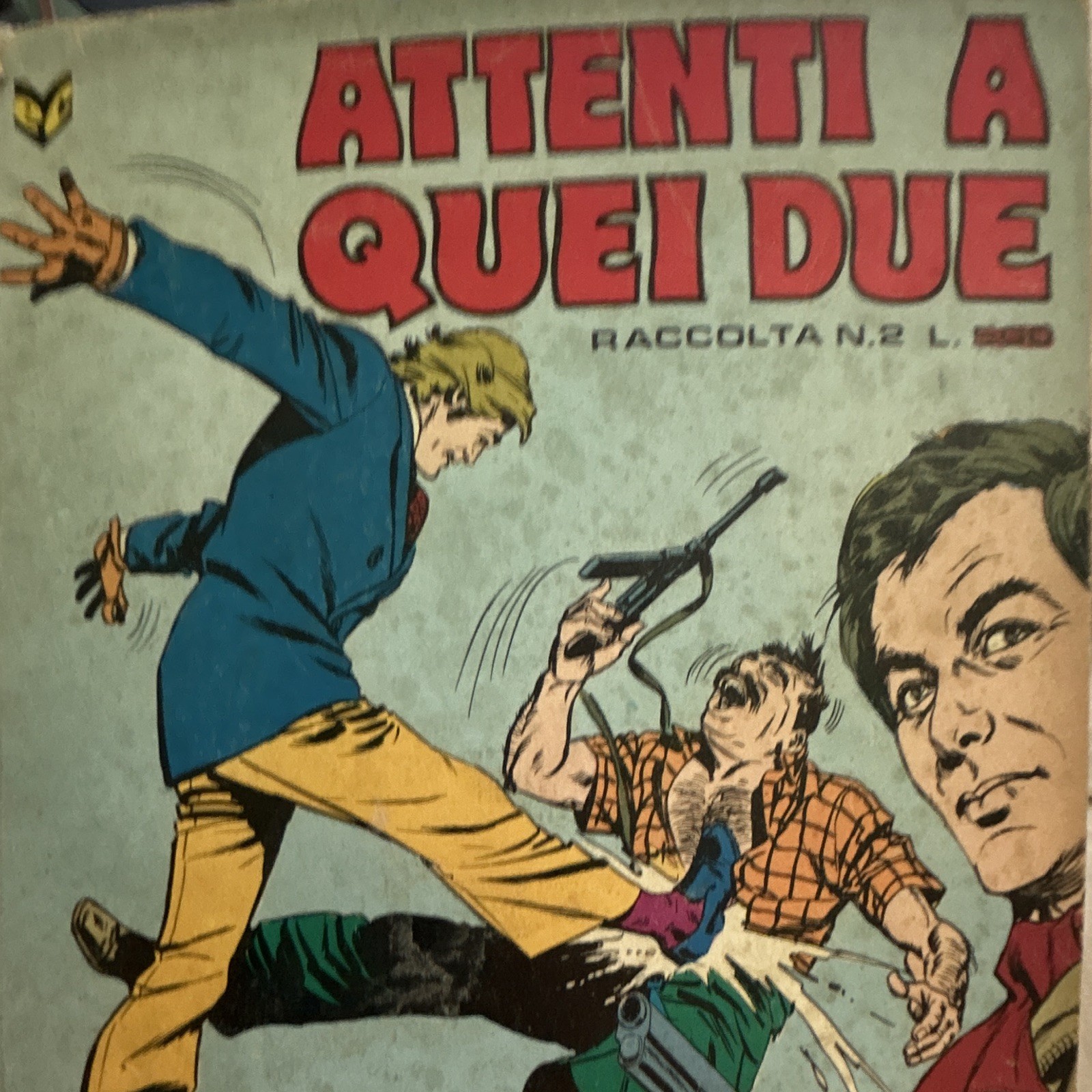 TONY CURTIS - ROGER MOORE  ATTENTI A QUEI DUE Raccolta  FUMETTI n. 2 .  1977