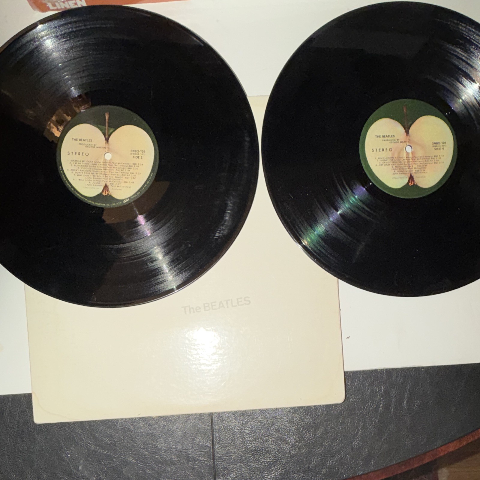 The Beatles, “White Album”, Apple, SWBO-101, 2xLP, Stereo w/Poster VG/VG Read! 
