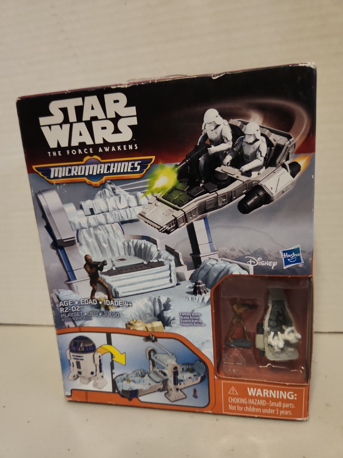 Star Wars il Risveglio della Forza Micro Machines R2-D2 Playset Hasbro 2015 Nuovo con scatola