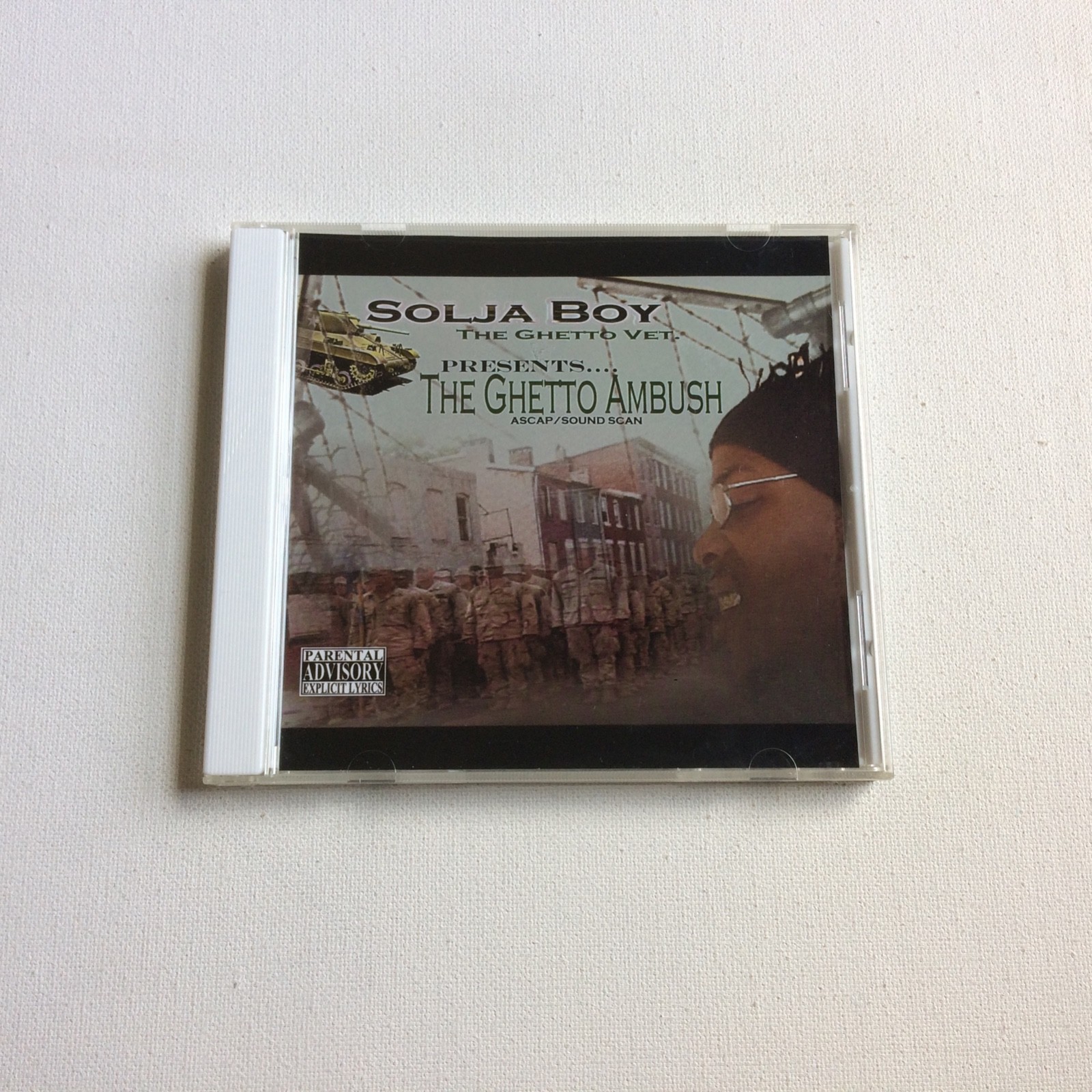 Solja Boy The Ghetto Ambush CD ULTRA RARE Gangsta Rap Dirty South '05 SOUND CLIP