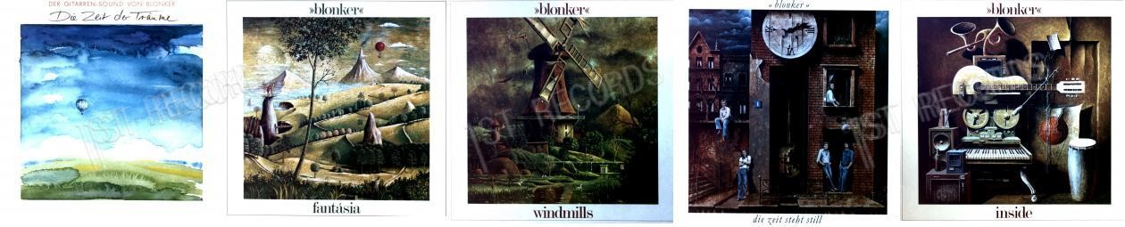 5 x Blonker Vinyl LP Sammlung VG/VG+ .