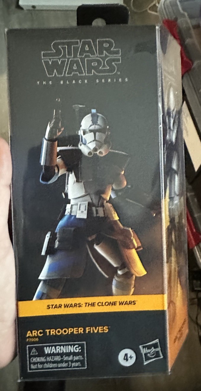Star Wars The Black Series Modellino ARC Trooper Fives 6" Nuovo con scatola Protettore