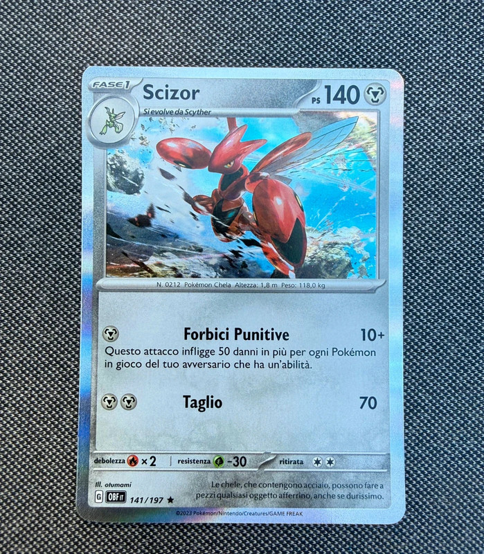Scizor holo OBF 141/197