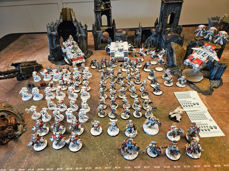 Big space marine warhammer 40k army