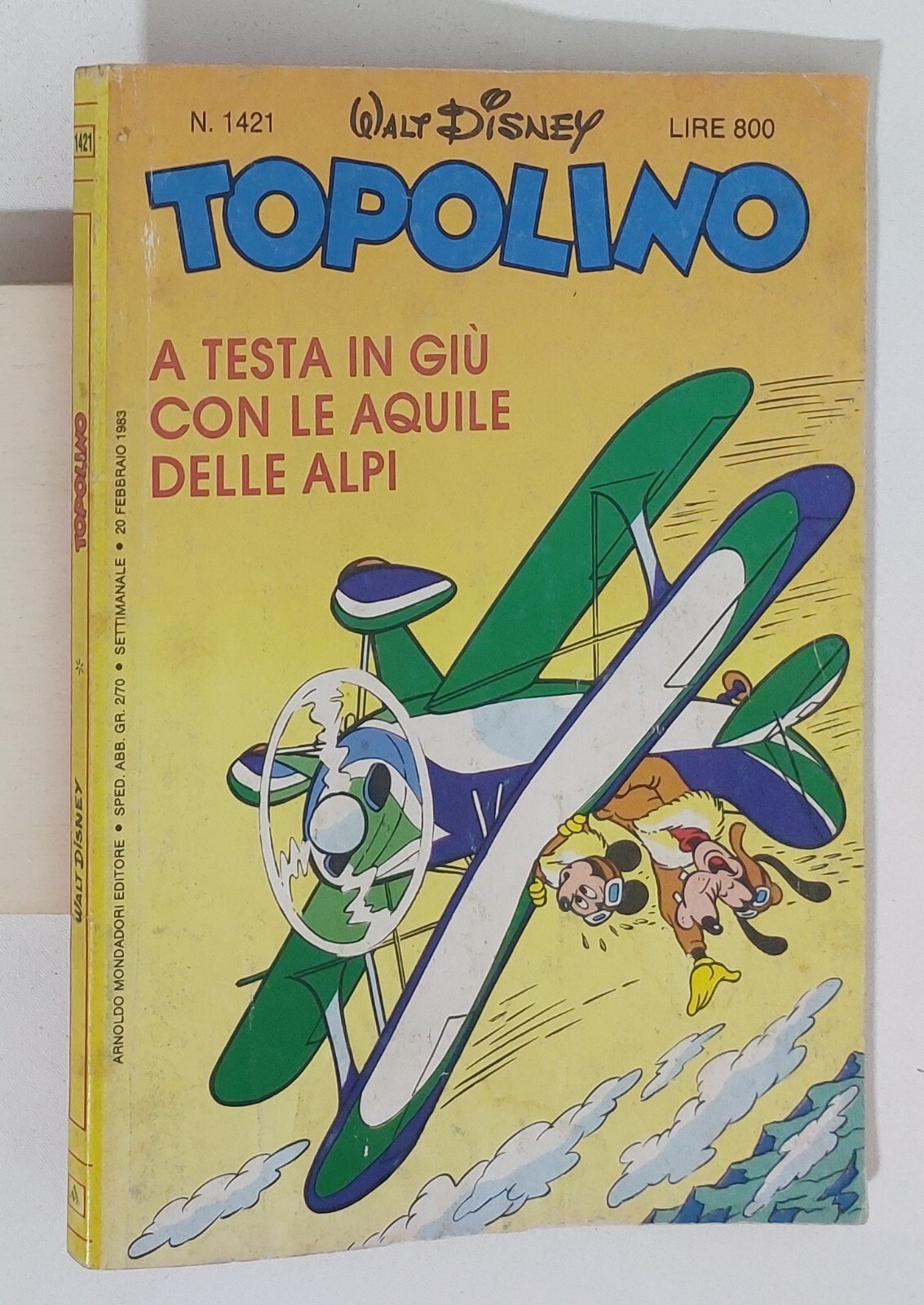 65047 TOPOLINO libretto n. 1421 - Mondadori 1983 + FIGURINE