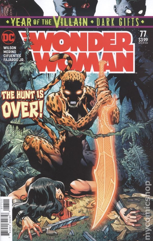 Wonder Woman #77A quasi nuovo 9.4 2019 immagine stock