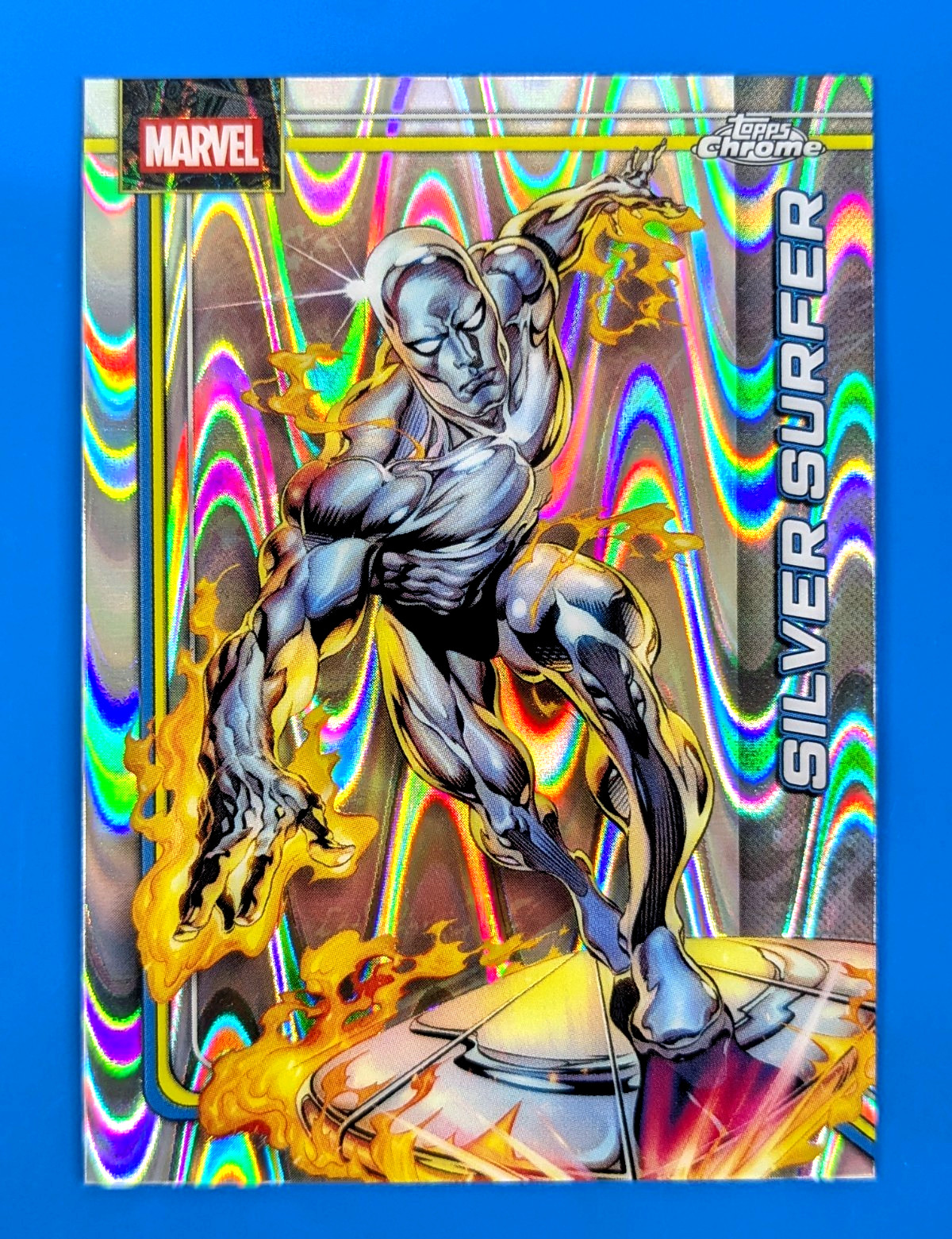 2026 Topps Chrome Marvel Comics SILVER SURFER #157 RayWave rifrattore parallelo
