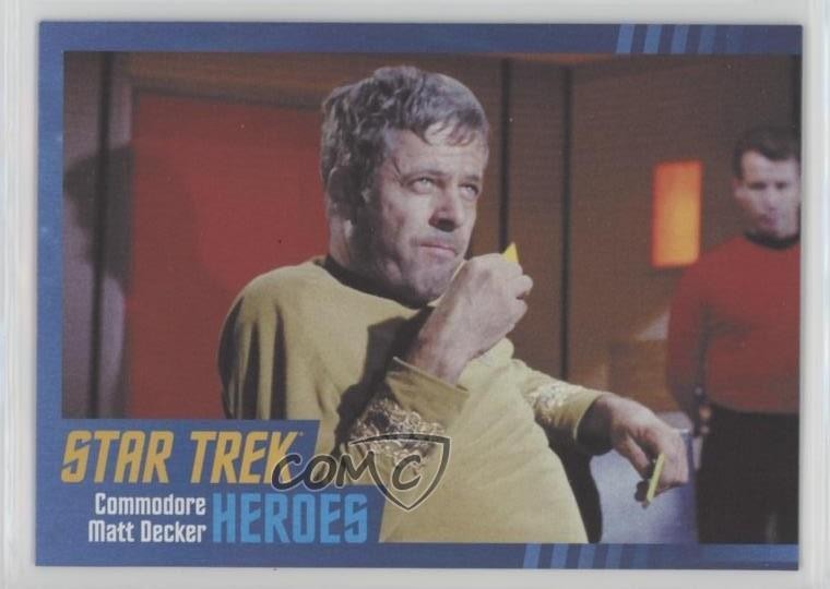 2013 Star Trek The Original Series: Heroes & Villians Cardboard Matt Decker d8k