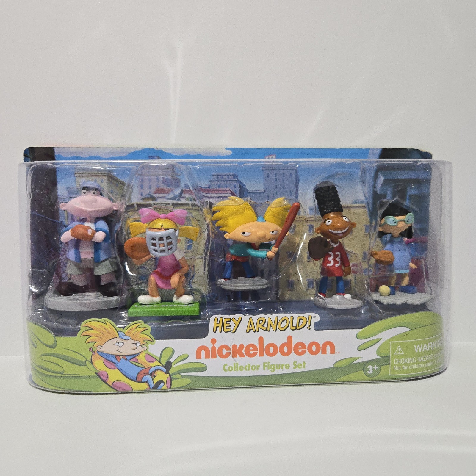 Hey Arnold Nickelodeon Set Figurine da Collezione 3" Figure Helga Gerald Confezione da 5 2017