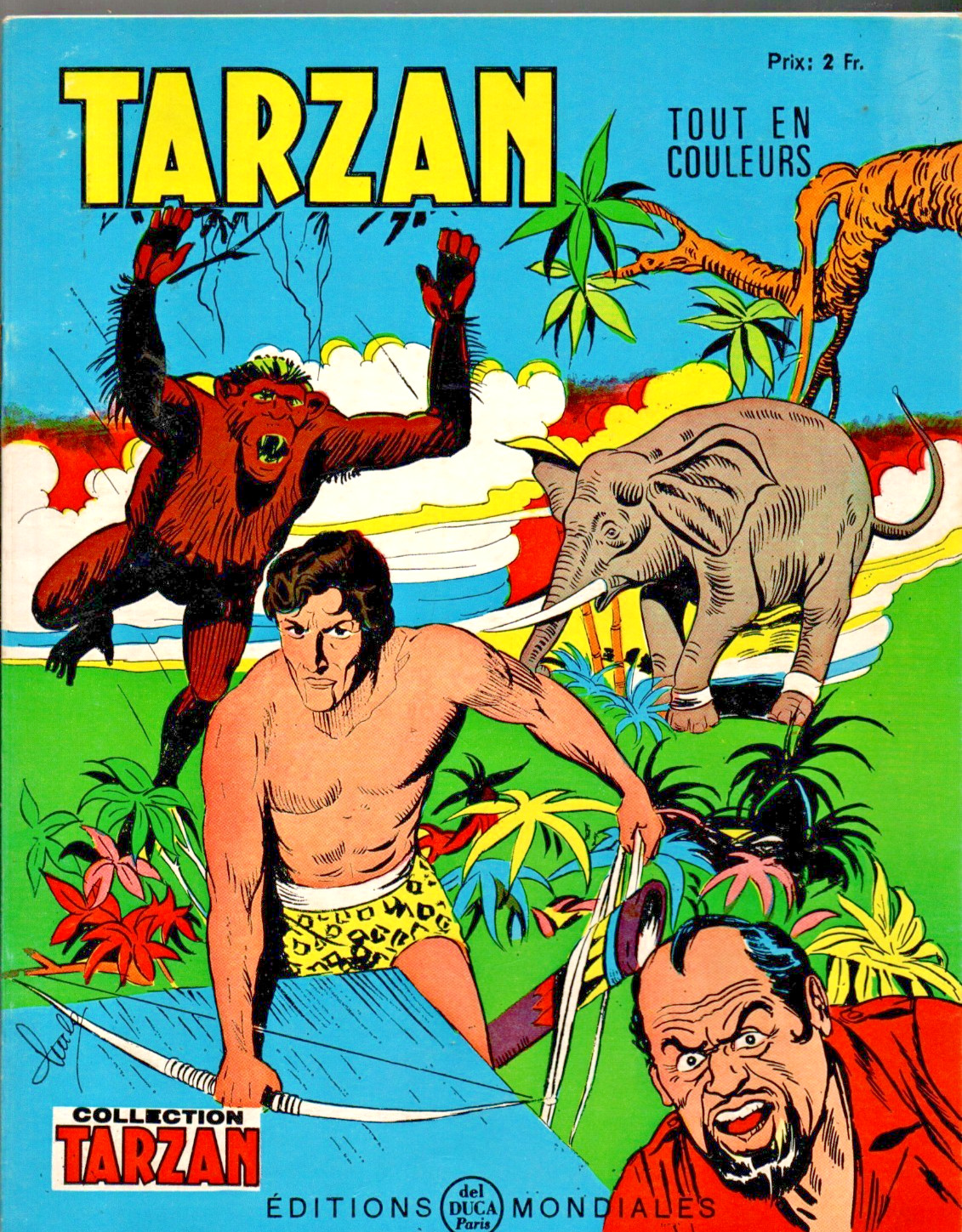 TARZAN Tout en couleurs n°41. Editions Mondiales  1970. Etat neuf