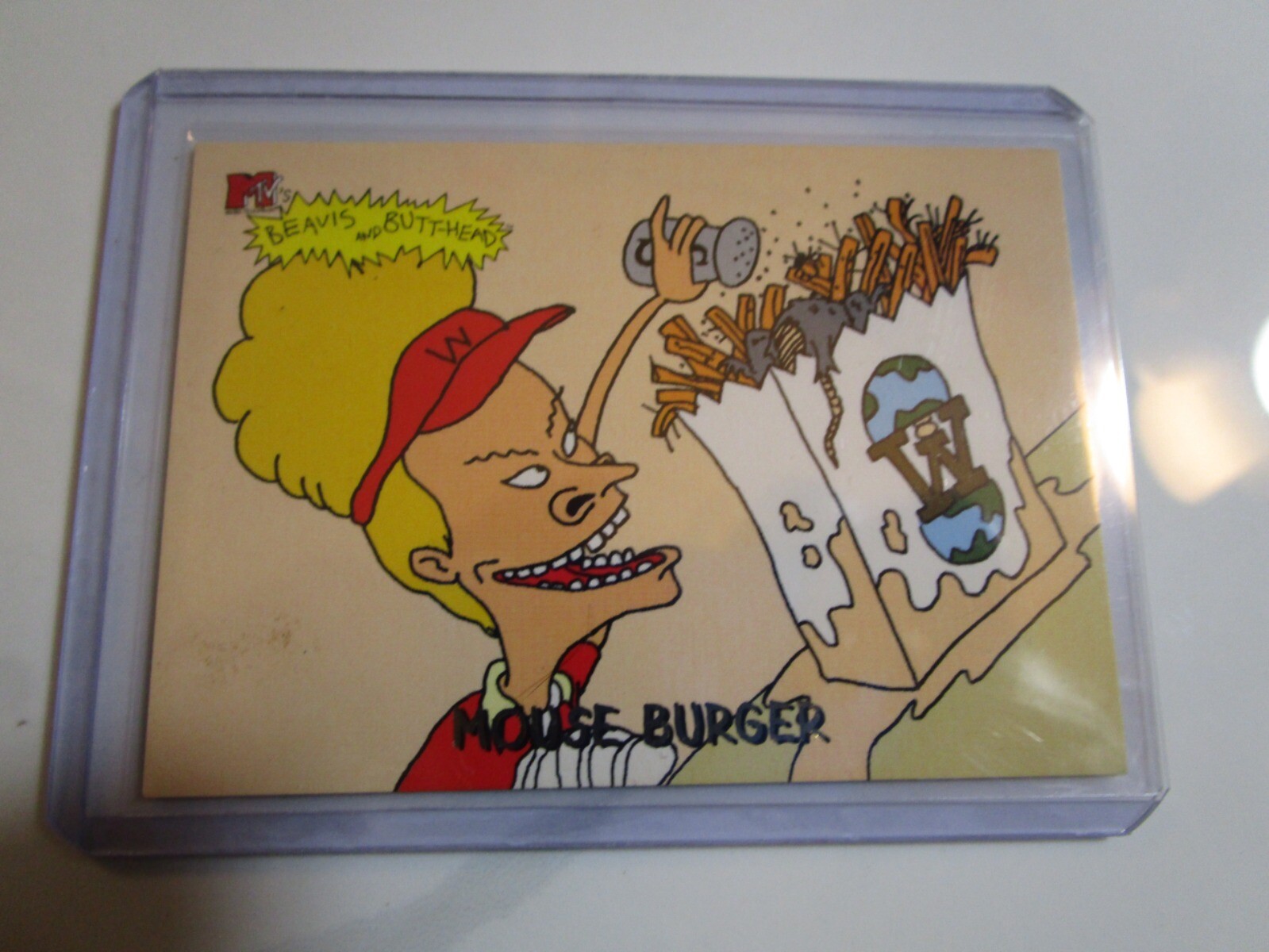 1994 Fleer Ultra Beavis and Butt-Head Mouse Burger #6942