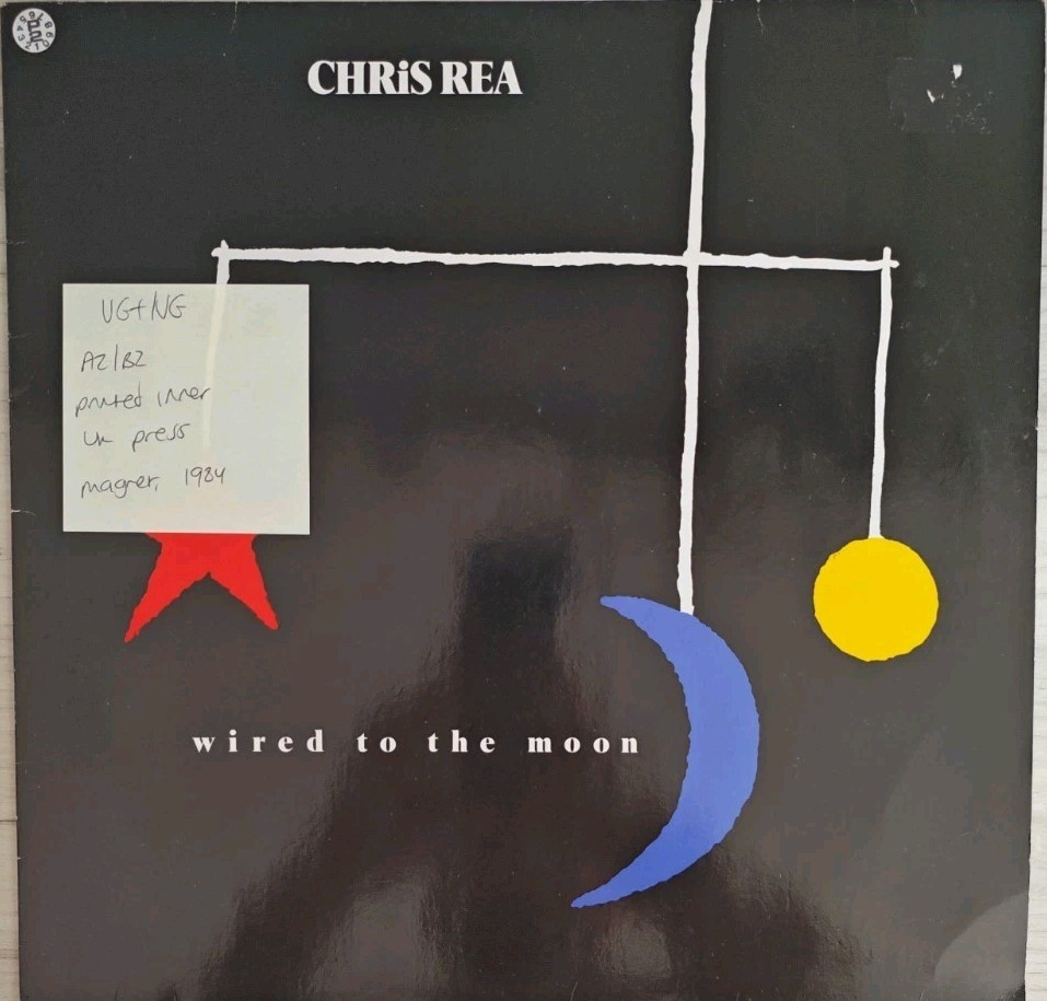Chris Rea Wired To The Moon Vinyl Record VG+/VG MAGL 5057 1984