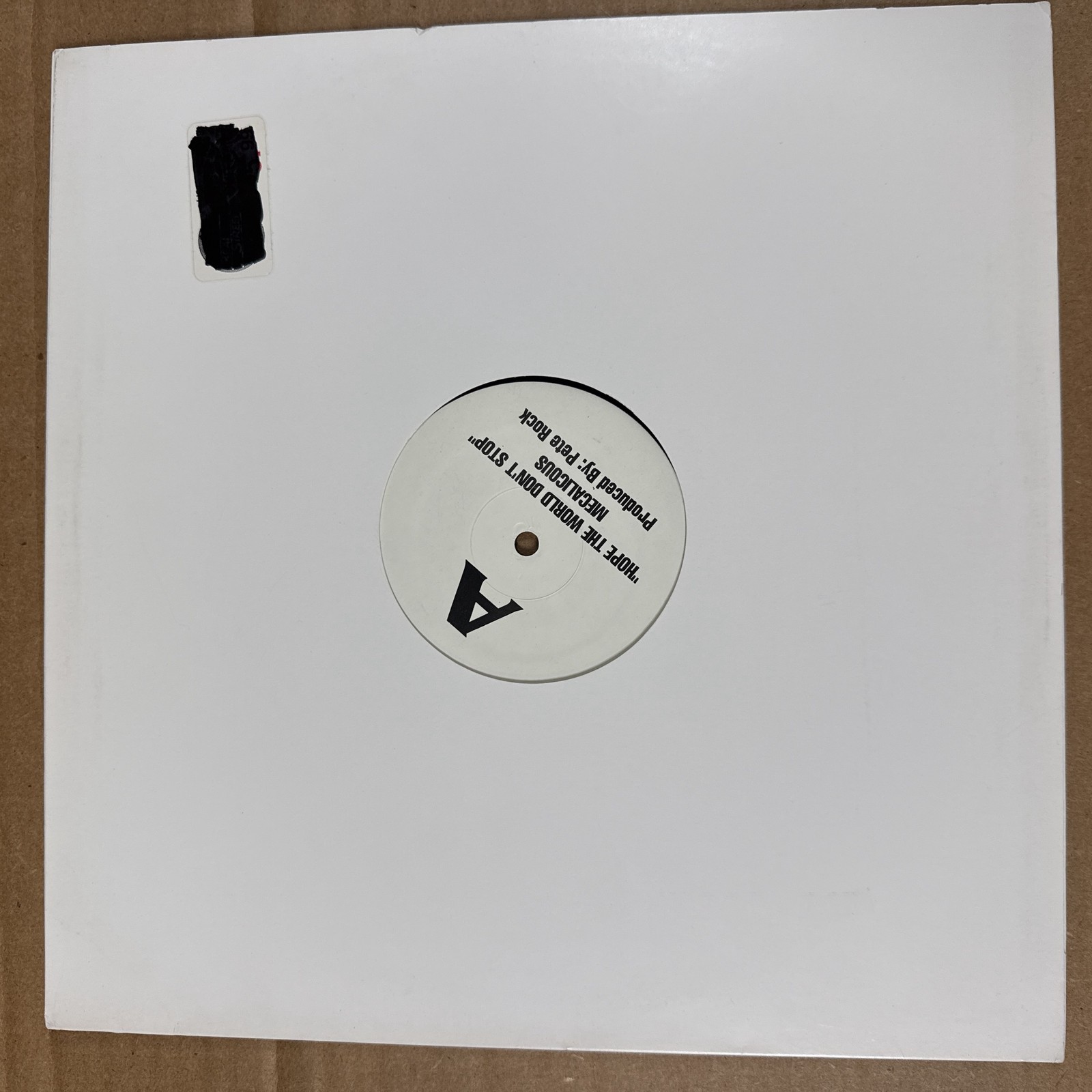 Meccalicious - Hope The World Don't Stop / How You Feel - 12" Vinyl - NM/NM
