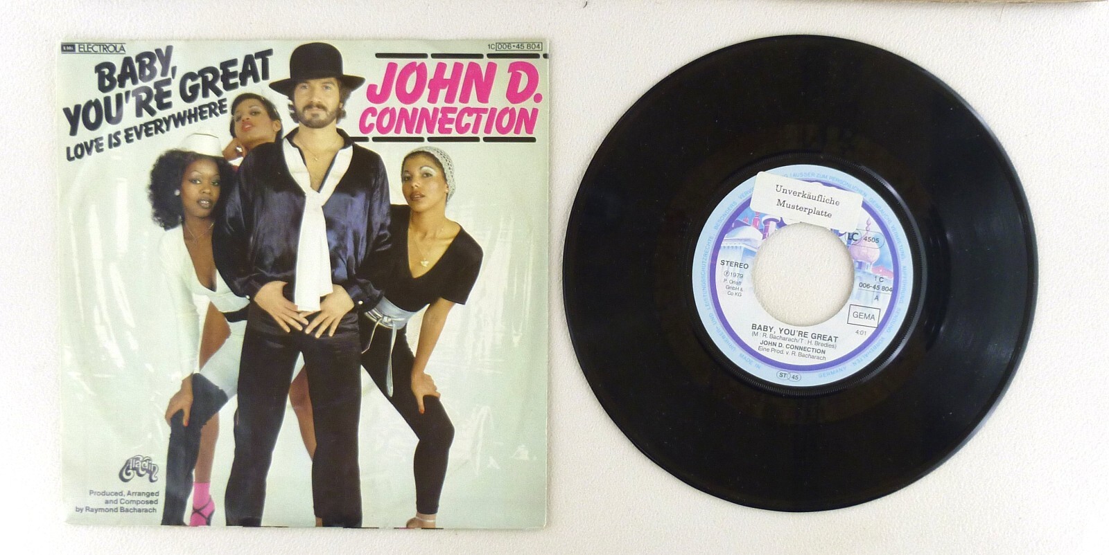 7 " Single Vinile - John (D) . Connection – Baby You'Re Grande / Love È - S14791