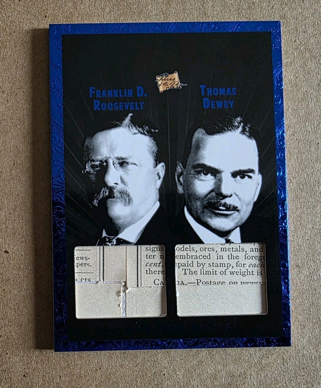 2025 Pezzi del Passato I Mafiosi Franklin D. Roosevelt & Thomas Dewey R-167
