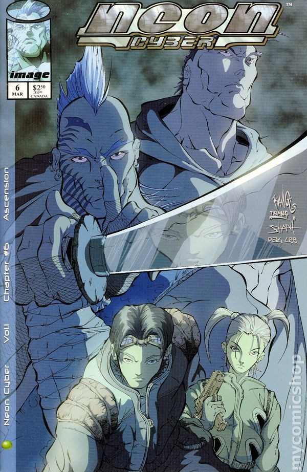 Neon Cyber #6 VF 2000 immagine stock